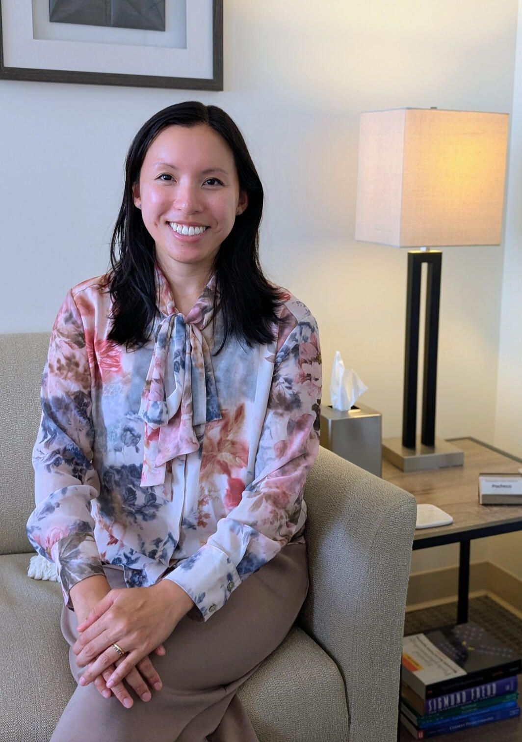 Dr Chen, psychiatrist seeing patients in the DMV